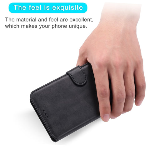 Classic Wallet Stand Flip Leather Phone Case for Huawei P40 Lite E / Y7p