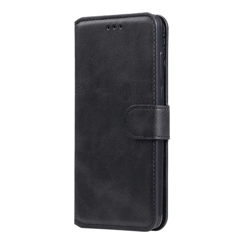 Classic Wallet Stand Flip Leather Phone Case for Huawei P40 Lite E / Y7p