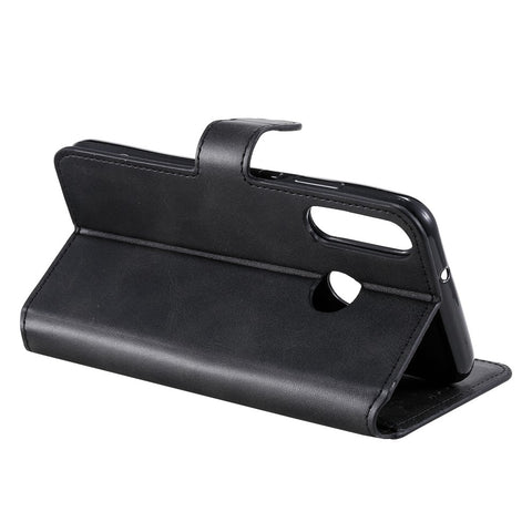 Classic Wallet Stand Flip Leather Phone Case for Huawei P40 Lite E / Y7p