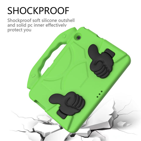 Shockproof Thumb Kickstand EVA Tablet Covering Case for Huawei MediaPad T3 10