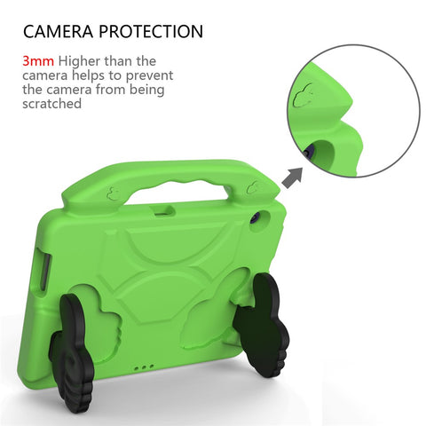Shockproof Thumb Kickstand EVA Tablet Covering Case for Huawei MediaPad T3 10