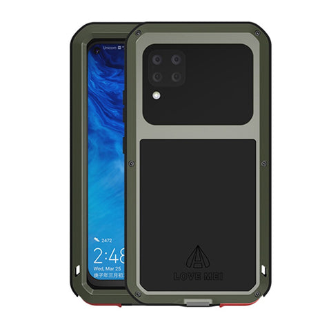 LOVE MEI Dust-proof Shock-proof Splash-proof Defender Shell for Huawei P40 lite/nova 6 SE/Nova 7i