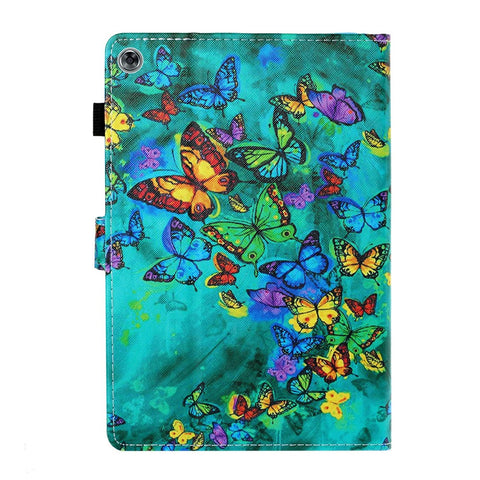 Pattern Printing Stand Card Slot Leather Case for Huawei MediaPad M5 lite 10