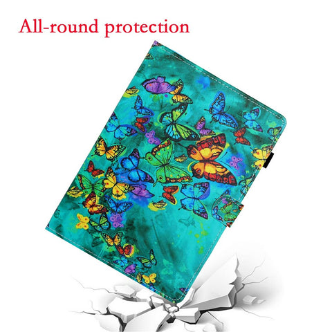 Pattern Printing Stand Card Slot Leather Case for Huawei MediaPad M5 lite 10