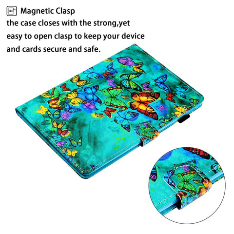 Pattern Printing Stand Card Slot Leather Case for Huawei MediaPad M5 lite 10