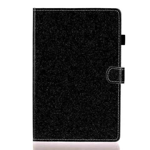 Glitter Powder Shiny Leather Smart Case with Card Slots for Huawei MediaPad M5 lite 10