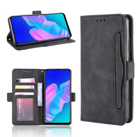 Wallet Leather with Stand Case for Honor 9C/Huawei P40 lite E/Y7p
