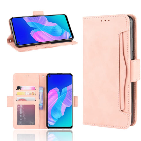 Wallet Leather with Stand Case for Honor 9C/Huawei P40 lite E/Y7p