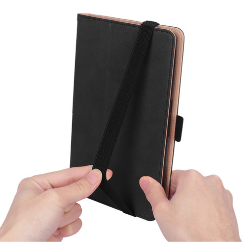 WY-2099 for Huawei MatePad T8 Leather Tablet Case with Elastic Band and Hand Strap