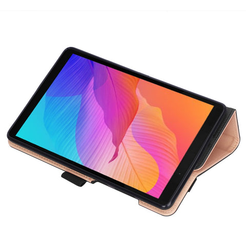 WY-2099 for Huawei MatePad T8 Leather Tablet Case with Elastic Band and Hand Strap