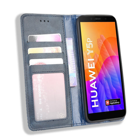 Vintage Style Wallet Leather Stand Case for Huawei Y5p/Honor 9S