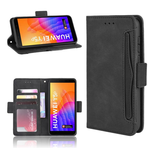 Multiple Card Slots Stand PU Leather Case Accessory for Huawei Y5p/Honor 9S