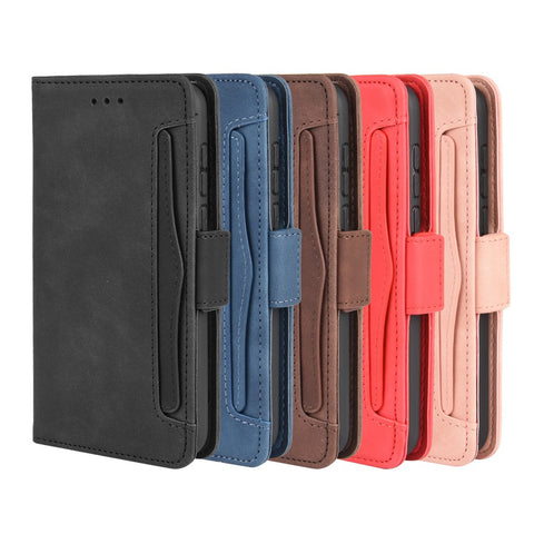 Multiple Card Slots Stand PU Leather Case Accessory for Huawei Y5p/Honor 9S