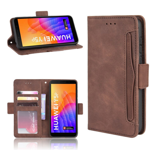 Multiple Card Slots Stand PU Leather Case Accessory for Huawei Y5p/Honor 9S