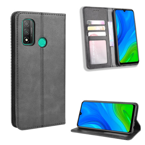 Auto-absorbed Retro PU Leather Case  for Huawei P smart 2020/Nova Lite 3+