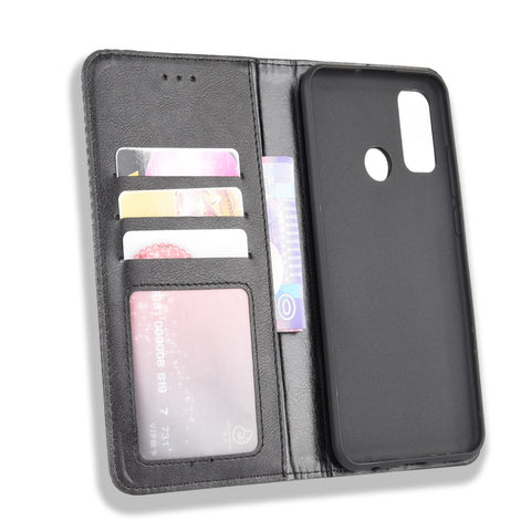 Auto-absorbed Retro PU Leather Case  for Huawei P smart 2020/Nova Lite 3+