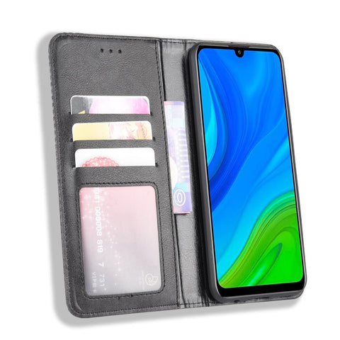 Auto-absorbed Retro PU Leather Case  for Huawei P smart 2020/Nova Lite 3+