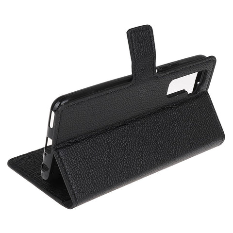 Litchi Skin Wallet Leather Phone Case for Huawei P40 Lite 5G