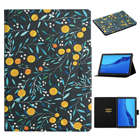 Flower Pattern Printing Tablet Stylish Cover for Huawei MediaPad M5 lite 10