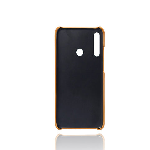KSQ PU Leather Coated PC Case with Double Card Slots for Huawei P40 Lite E/Honor 9C/Y7p