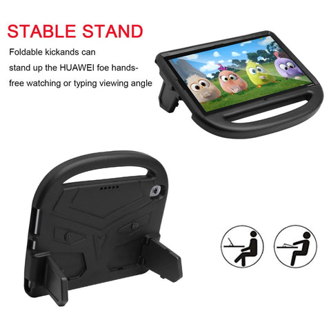 Sparrow Style Shockproof Kickstand EVA Tablet Shell for Huawei MediaPad M5 10 (10.8")/MediaPad M6 10.8-inch