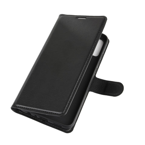 Litchi Texture Wallet Stand Leather Cell Phone Cover for Honor 9X Lite