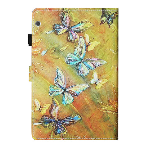 Pattern Printing Card Slots Stand Flip Leather Protective Cover for Huawei MediaPad T5 10.1