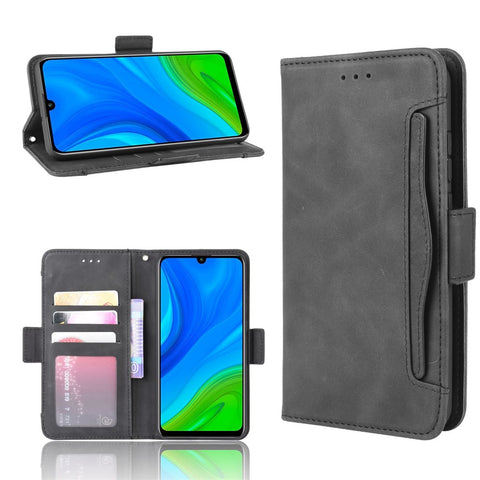 PU Leather with Multiple Card Slots Cover for Huawei Nova Lite 3+/P Smart 2020