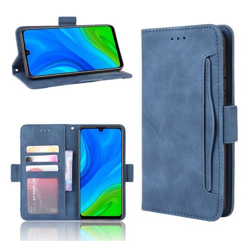 PU Leather with Multiple Card Slots Cover for Huawei Nova Lite 3+/P Smart 2020