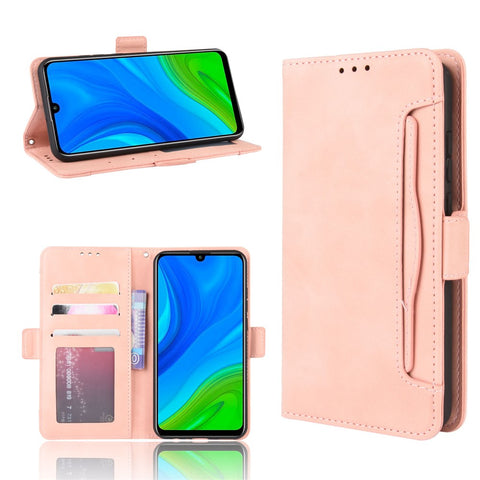 PU Leather with Multiple Card Slots Cover for Huawei Nova Lite 3+/P Smart 2020