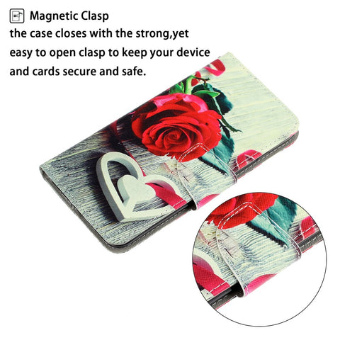 Pattern Printing Magnetic Leather Wallet Phone Case for Huawei Y5p/Honor 9S