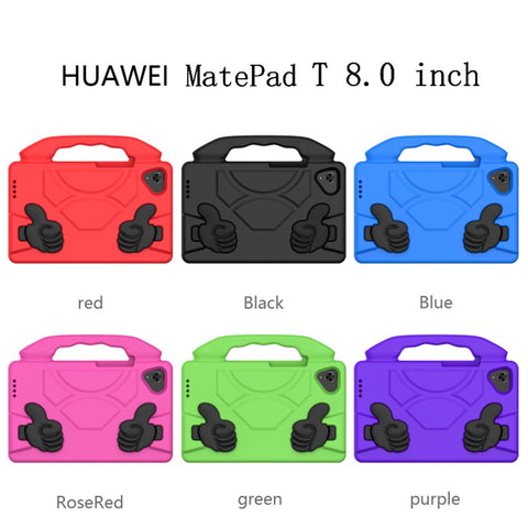 Shockproof Thumb with Kickstand EVA Tablet Cover for Huawei MatePad T8