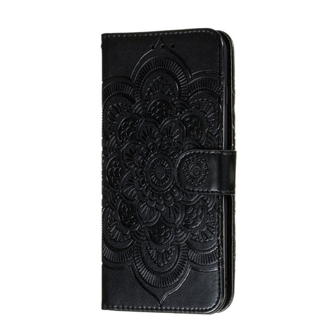 Imprint Mandala Flower Leather Protective Cover for Huawei P Smart 2020