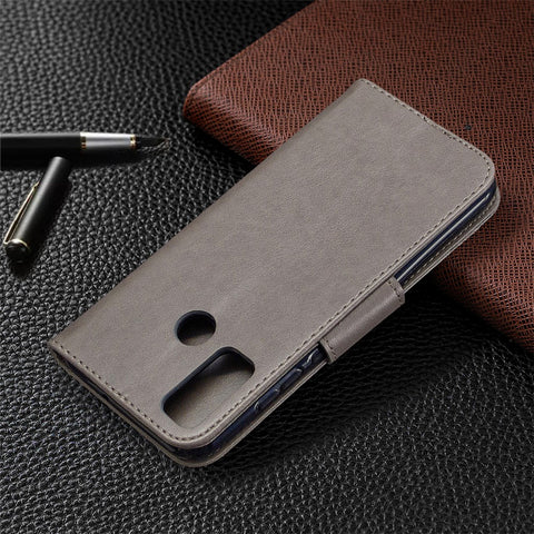 Imprint Butterfly Wallet Leather Shell for Huawei P Smart 2020