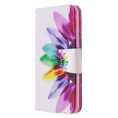 Pattern Printing Leather Wallet Stand Case for Huawei P smart 2020