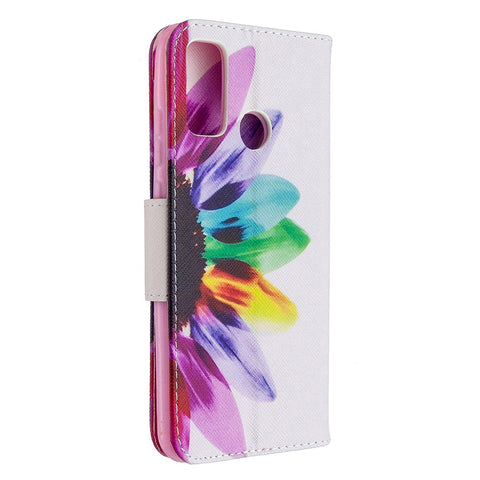Pattern Printing Leather Wallet Stand Case for Huawei P smart 2020