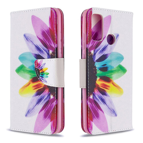Pattern Printing Leather Wallet Stand Case for Huawei P smart 2020