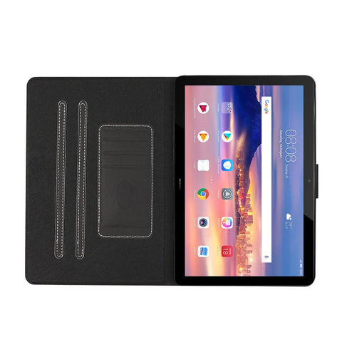 PU Leather Tablet Case Cover with Card Holder for Huawei MediaPad T5 10.1