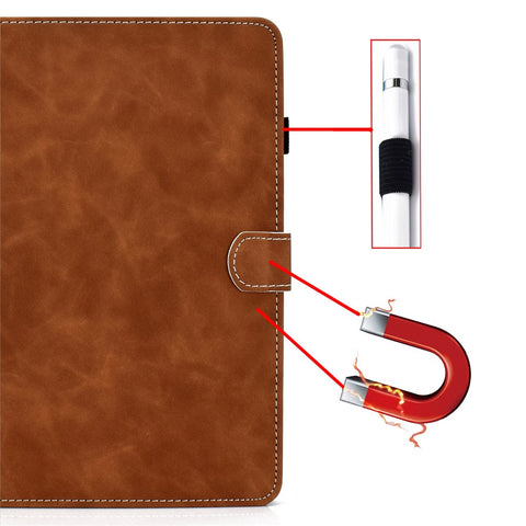 Leather Stand Case with Card Slots for Huawei MatePad T8