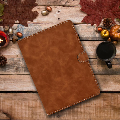 Leather Stand Case with Card Slots for Huawei MatePad T8