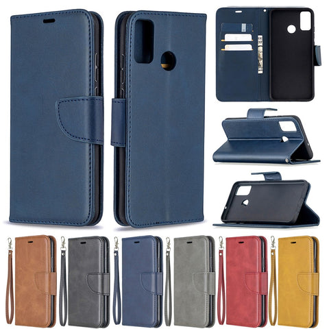 Wallet Stand PU Leather Mobile Phone Case for Honor 9X Lite