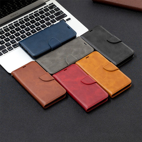 Wallet Stand PU Leather Mobile Phone Case for Honor 9X Lite