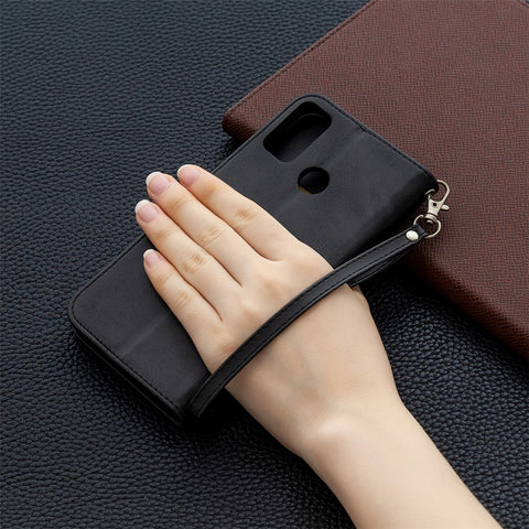 Wallet Stand PU Leather Mobile Phone Case for Honor 9X Lite