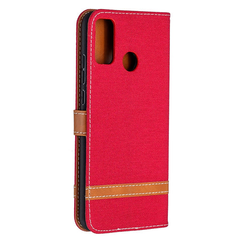 Assorted Color Jeans Cloth Wallet Leather Case Accessory for Honor 9X Lite