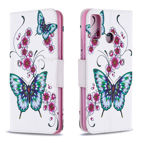 Pattern Printing Wallet Stand Leather Mobile Phone Shell for Honor 9X Lite