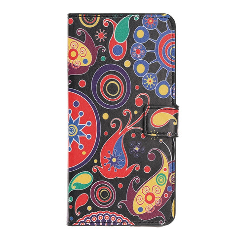 Pattern Printing Wallet Leather Stand Case for Huawei P Smart S / Y8p