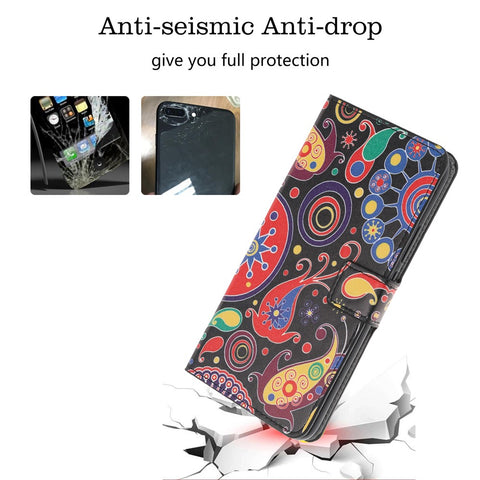 Pattern Printing Wallet Leather Stand Case for Huawei P Smart S / Y8p