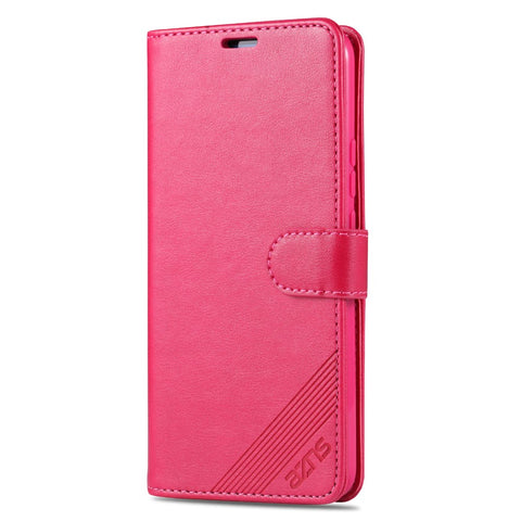 AZNS Leather with Wallet Shell for Huawei Y6p
