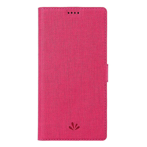 VILI DMK Leather with Double Cards Side Buckle Style Cell Phone Cover for Huawei Y6p