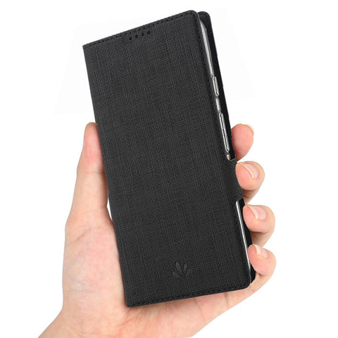 VILI DMK Cross Texture Double Magnetic Clasp Leather Wallet Case for Huawei Y5p/Honor 9S